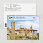 UNESCO WHS - Torre de la Iglesia de San Martín Briefkaart (Voorkant / Achterkant)