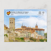 UNESCO WHS - Torre de la Iglesia de San Martín Briefkaart (Voorkant)