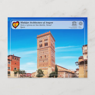 UNESCO WHS - Torre de la Iglesia de San Martín Briefkaart
