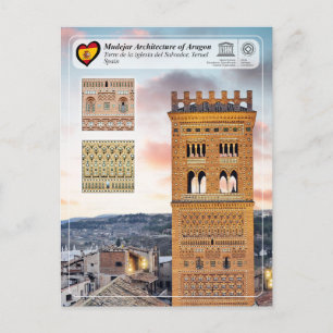 UNESCO WHS - Torre de la iglesia del Salvador Briefkaart