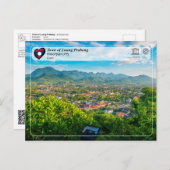 UNESCO WHS - Town of Luang Prabang - ຫລວງພະບາງ Briefkaart (Voorkant / Achterkant)