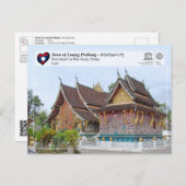 UNESCO WHS - Town of Luang Prabang - ຫລວງພະບາງ  Briefkaart (Voorkant / Achterkant)