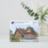 UNESCO WHS - Town of Luang Prabang - ຫລວງພະບາງ  Briefkaart (Staand voorkant)