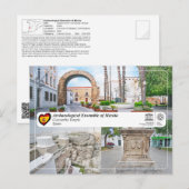 UNESCO WHS - Triomfboog van Trajanus, Concordiate Briefkaart (Voorkant / Achterkant)