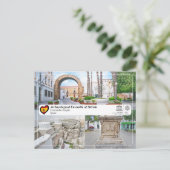 UNESCO WHS - Triomfboog van Trajanus, Concordiate Briefkaart (Staand voorkant)