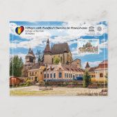 UNESCO WHS - Village of Biertan (Stamp Edition) Po Briefkaart (Voorkant)