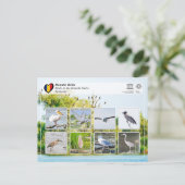 UNESCO WHS - Vogels in de Donaudelta Briefkaart (Staand voorkant)