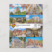 UNESCO WHS - Werken van Antoni Gaudi Briefkaart (Voorkant)