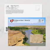 UNESCO WHS - Writing-on-Stone / Áísínai'pi Briefkaart (Voorkant / Achterkant)