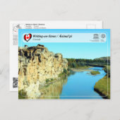 UNESCO WHS - Writing-on-Stone / Áísínai'pi Briefkaart (Voorkant / Achterkant)