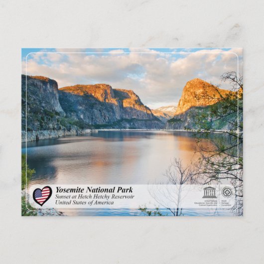 UNESCO WHS - Yosemite - Hetch Hetchy Reservoir Briefkaart (Voorkant)