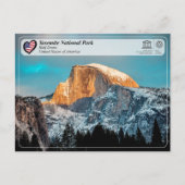 UNESCO WHS - Yosemite National Park - Half Dome Briefkaart (Voorkant)