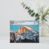 UNESCO WHS - Yosemite National Park - Half Dome Briefkaart (Staand voorkant)