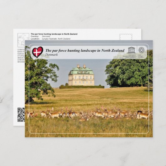 UNESCO WHV - Het partieel jachtlandschap Briefkaart (Voorkant / Achterkant)