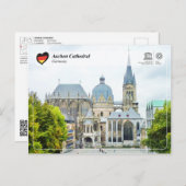 UNESCO WHV - kathedraal van Aken Briefkaart (Voorkant / Achterkant)