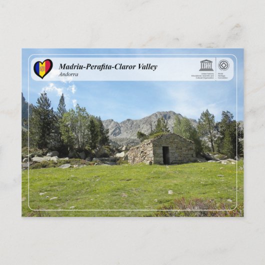 UNESCO WHV - Madriu-Perafita-Claror Valley Briefkaart (Voorkant)