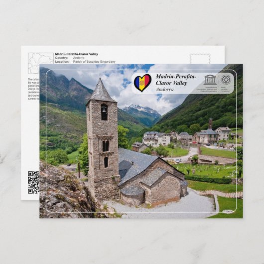 UNESCO WHV - Madriu-Perafita-Claror Valley Briefkaart (Voorkant / Achterkant)