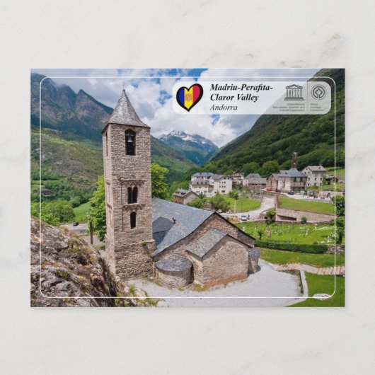 UNESCO WHV - Madriu-Perafita-Claror Valley Briefkaart (Voorkant)