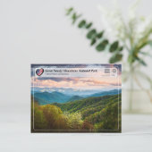 UNESCO WHV - Nationaal Park Grote Smoky Mountains Briefkaart (Staand voorkant)