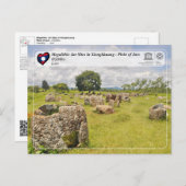 UNESCO - Xiengkhuang - Plain of Jars - ທົ່ ງ ຫ ຫິ Briefkaart (Voorkant / Achterkant)