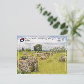 UNESCO - Xiengkhuang - Plain of Jars - ທົ່ ງ ຫ ຫິ Briefkaart (Staand voorkant)