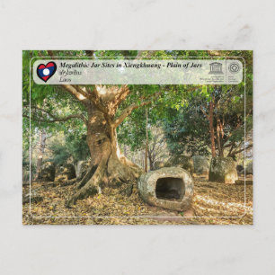 UNESCO - Xiengkhuang - Plain of Jars - ທົ່ ງ ຫ ຫິ  Briefkaart