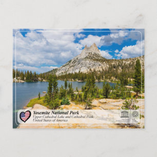 UNESCO - Yosemite NP - Cathedraal Peak Briefkaart