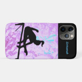 Uneven Bars Persoonlijke naam Blauw / Paars Case-Mate iPhone Case (Achterkant (horizontaal))