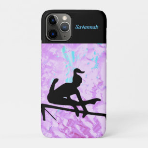 Uneven Bars Persoonlijke naam Blauw / Paars  Case-Mate iPhone Case