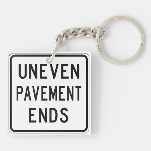 Uneven Pavement eindigt Sleutelhanger (Achterkant)