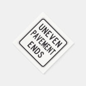 Uneven Pavement stopt papier Napkins Servet (Hoek)
