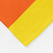 Uneven strepen - zwart, roze, Oranje en geel Fleece Deken (Hoek)