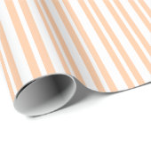 Uneven Stripe #2 White Stripe Cadeaupapier (Rol Hoek)