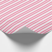 Uneven Stripe #2 White Stripe Cadeaupapier (Hoek)