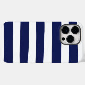 Uneven Stripes - blauw en wit Case-Mate iPhone Case (Achterkant (horizontaal))