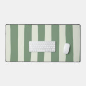 Uneven Stripes - groen Bureaumat (Keyboard & Muis)