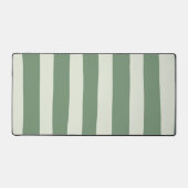 Uneven Stripes - groen Bureaumat (Voorkant)