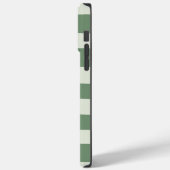 Uneven Stripes - groen Case-Mate iPhone Case (Achterkant / Links)