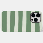 Uneven Stripes - groen Case-Mate iPhone Case (Achterkant (horizontaal))