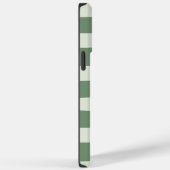 Uneven Stripes - groen Case-Mate iPhone Case (Achterkant / Rechts)