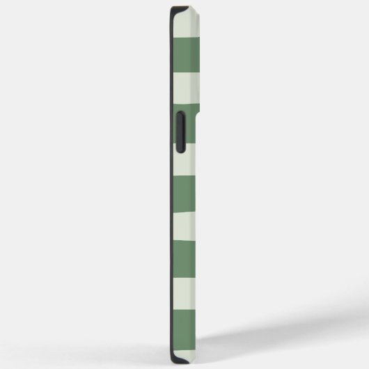 Uneven Stripes - groen Case-Mate iPhone Case (Achterkant / Rechts)