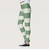 Uneven Stripes - groen Leggings (Links)