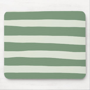 Uneven Stripes - groen Muismat