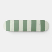 Uneven Stripes - groen Persoonlijk Skateboard (Horizontaal)