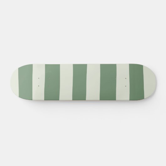 Uneven Stripes - groen Persoonlijk Skateboard (Horizontaal)