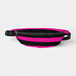 Uneven Stripes - Magenta en Black Heuptasje
