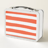 Uneven Stripes - Oranje en wit (Achterkant)