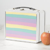 Uneven Stripes-pasta roze, geel, Paars en groen (In situ)