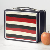 Uneven Stripes - Rood en crème (In situ)