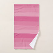 Uneven Stripes - Roze Bad Handdoek (Handdoek)